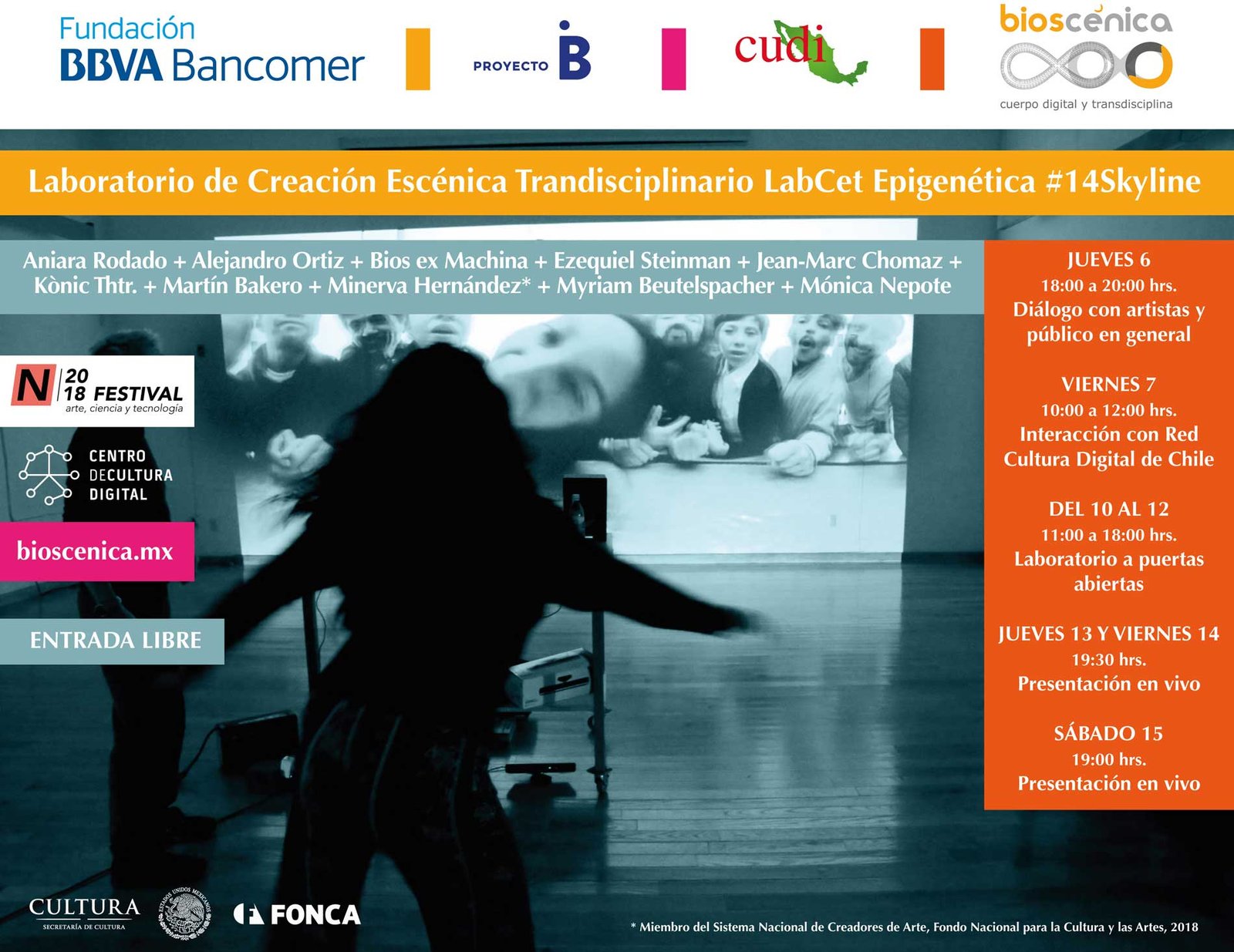 LabCET Laboratorio de Creación Escénica Transdisciplinar