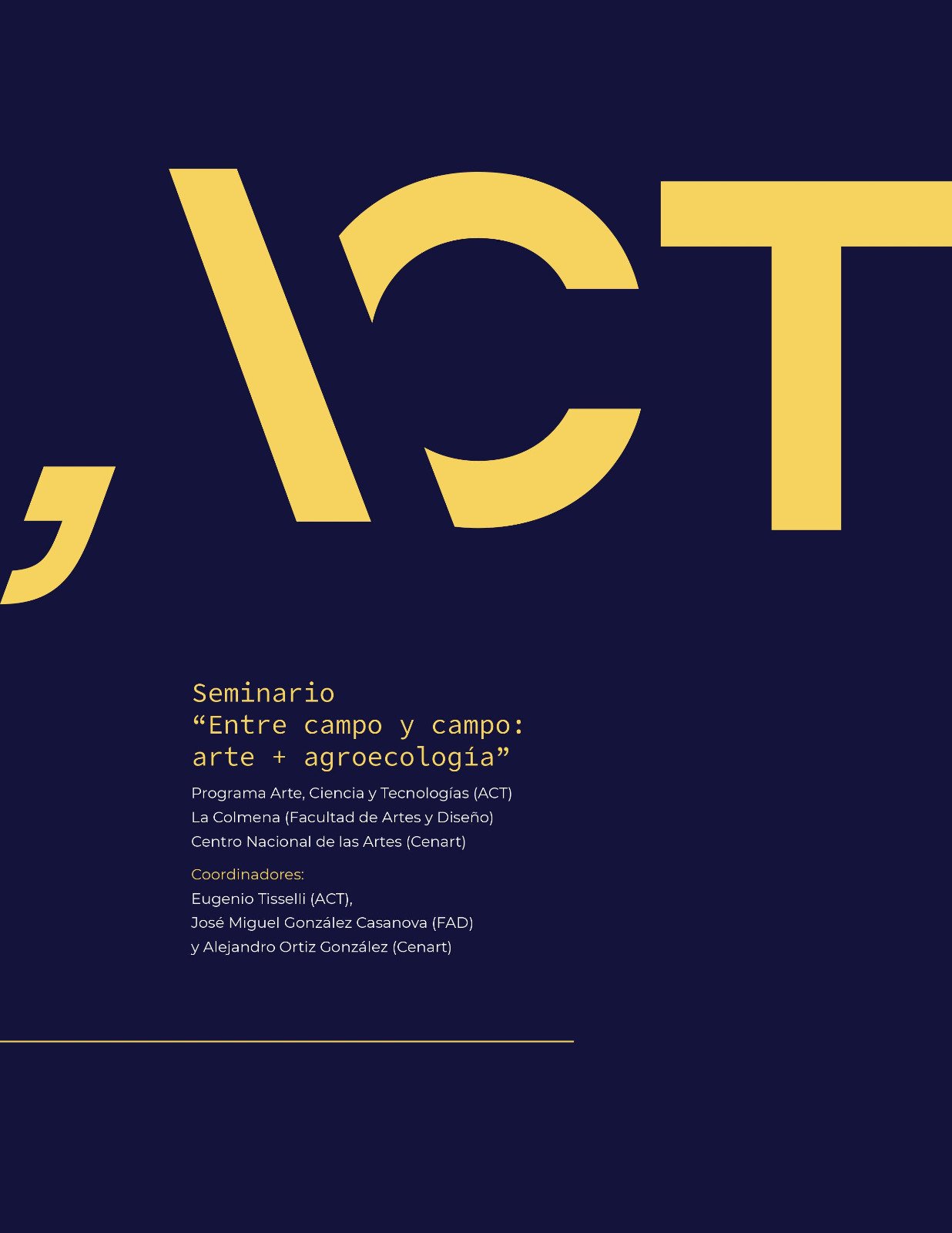 Entre campo y campo: Arte y Agroecología